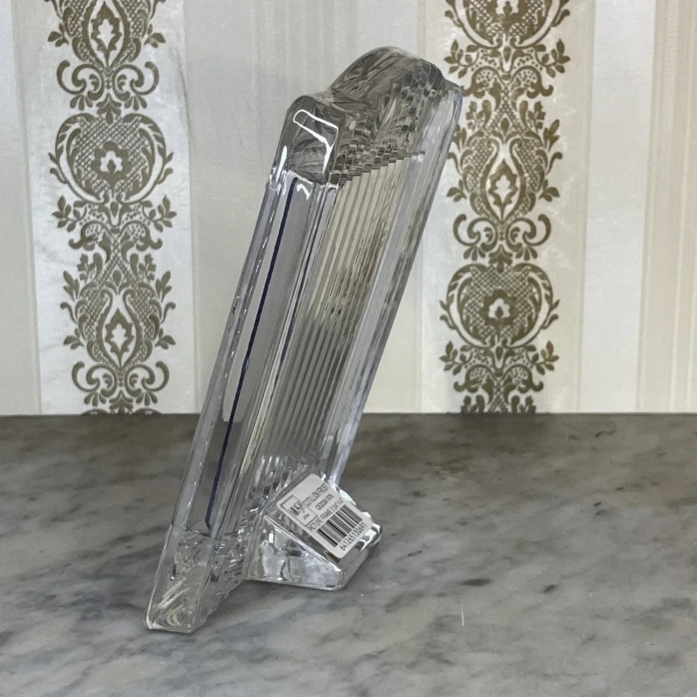 Vintage Mikasa Crystal Picture Frame | Cototillion‎ Art Nouveau Arched Vertical